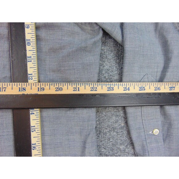 Polo Ralph Lauren Shirt Mens 16x32/33 Regent Classic Fit Gray Plaid - Picture 9 of 9